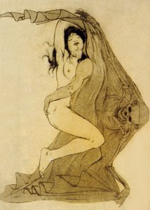 Ilustração das flores do mal, poemas por Charles Baudelaire, 1899