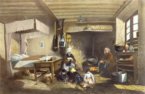 Interior de uma casa em Royat