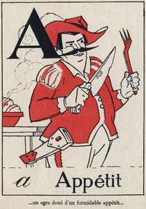 Carta A: "Appetit", em L