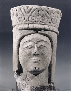 Cabeça de uma rainha armênia, 11º ou 12º século de Armenian School
