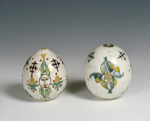 Kutahya pendurado globos (cerâmica)