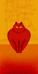 Gato vermelho