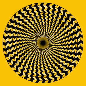 Espiral em amarelo