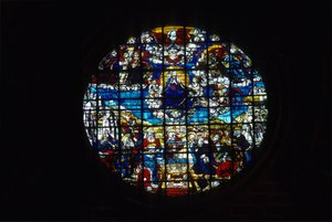 A Assunção da Virgem (vitral) de Arnao de Flandres