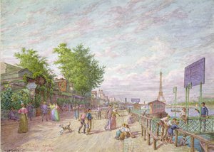 Cais Point du Jour, Boulogne Billancourt, 1897 de Arnaud Durbec