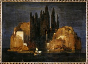 Die Toteninsel - Ilha dos Mortos ... (óleo sobre tela) de Arnold Böcklin