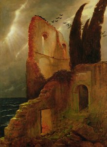 Ruína junto ao mar de Arnold Böcklin