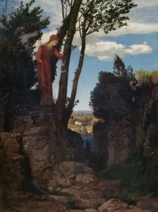 Paisagem típica dos arredores de Florença de Arnold Böcklin