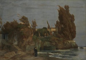 Villa à beira-mar II de Arnold Böcklin