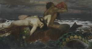 Alemão: Triton und Nereïde Tritão e Nereida de Arnold Böcklin
