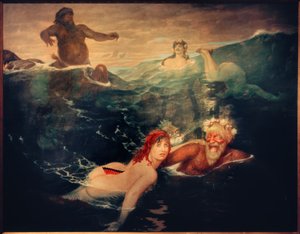 No jogo das ondas de Arnold Böcklin