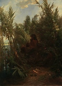 Pan no Reed , 1856-1857. de Arnold Böcklin