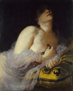 A morte de Cleópatra (primeira versão), 1872 de Arnold Böcklin