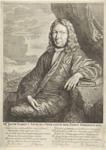 Retrato de Jacob Sasbout Souburg
Sr. Jacob Sasbout Souburg. Operateur der Stadt Dordregt. etc. (título sobre o objecto) de Arnold Houbraken