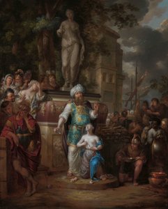 Sacrifício de Ifigênia de Arnold Houbraken