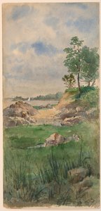 Paisagem da ilha de Nantucket de Arnold William Brunner