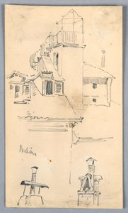 Esboços em Milão de Arnold William Brunner