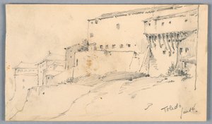 Muros em Toledo de Arnold William Brunner
