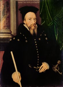 Retrato de William Cecil, 1º Barão Burghley (1520-98) Lord High Treasurer