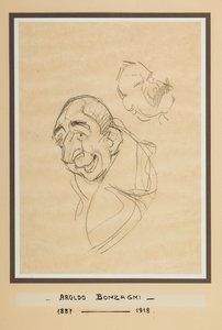 Mendigos (lápis sobre papel) de Aroldo Bonzagni