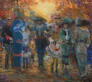 Mondanity, c.1911 (meios mistos em papel)