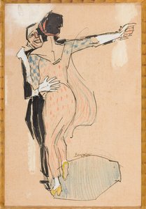 Tango (técnica mista sobre tela)