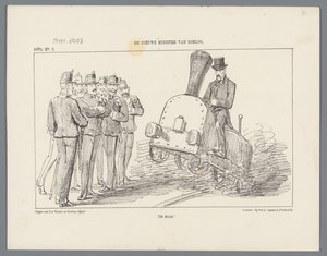 Relatório sobre a Visita de Sua Majestade o Rei Guilherme III a Roterdão de 28-31 de Julho de 1851, tal como relatado no Courant Rotterdamsche de 29 e 31 de Julho e 1 de Agosto de 1851 (título sobre o objecto) de Arrenberg and Van Reyn