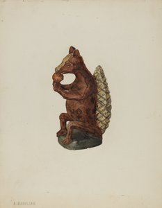 Pa. Figura de Esquilo Alemão de Arsen Maralian