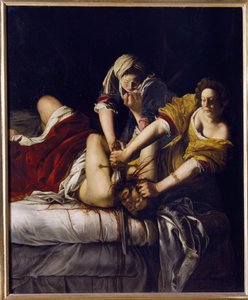Judite e Holofernes, c.1620 (óleo sobre tela) de Artemisia Gentileschi