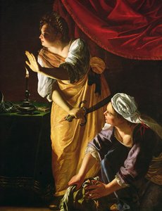 Judite e serva com o chefe de Holofernes, c.1625