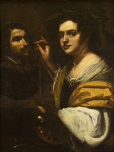 Autorretrato, 1637. de Artemisia Gentileschi