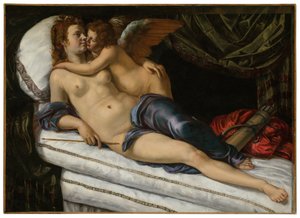 Vénus e Cupido de Artemisia Gentileschi