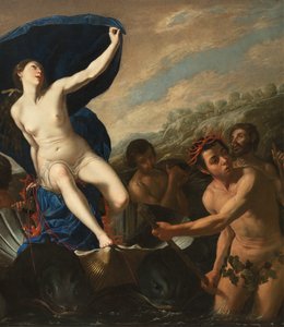O Triunfo de Galatea (óleo sobre tela) de Artemisia and associate Gentileschi