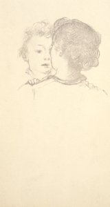 Rab (de frente para uma mulher) de Arthur B. Davies
