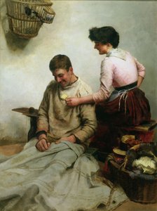 Casamento, 1887 (ver 238986 para par) de Arthur Bateman