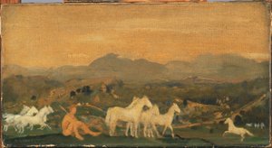 Cavalos da Ática de Arthur Bowen Davies