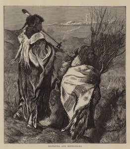 Hiawatha e Minne-ha-ha de Arthur Boyd Houghton