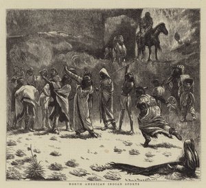 Esportes indianos norte-americanos de Arthur Boyd Houghton