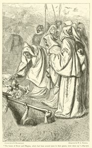 Os ossos de Bucer e Phagius, que haviam passado vários anos em seus túmulos, foram ocupados de Arthur Boyd Houghton