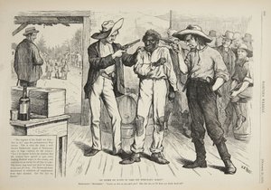 É claro que ele quer votar no ingresso democrata, 1876