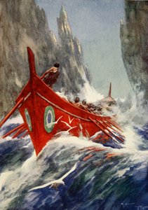 Jason and the Argonauts, c.1925 (cor litho)