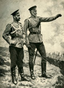 As mudanças no comando russo, setembro de 1915. Primeira Guerra Mundial, c1920. de Arthur C. Michael