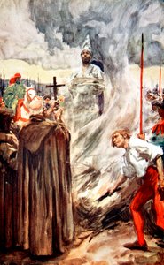 A queima de John Huss, 6 de julho de 1415 1913.