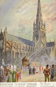 Século XV Londres - Adro da Igreja de São Paulo