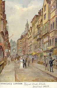 Londres Desaparecida - Hollywell Street, Strand, Demolished 1902-3