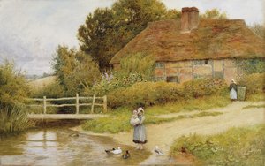 Assistindo os patos de Arthur Claude Strachan