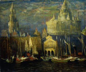 New York Waterfront de Arthur Clifton Goodwin