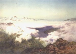 Manhã cedo da Schynegge Platte, Suíça de Arthur Croft
