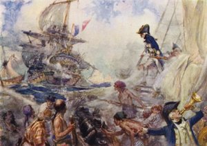 Capitão Nelson no Agamemnon envolvendo o Ca Ira de Arthur David McCormick