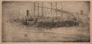 Deslize ao longo do rio Cuyahoga, 1887. de Arthur E. Schneider.